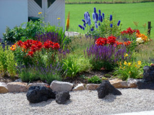 Gartengestaltung mit jahreszeitlicher Bepflanzung 