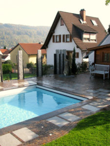 Terrassenbau mit Natursteinen