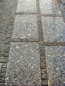 Pflasterarbeiten, Weg pflastern, Intarsien