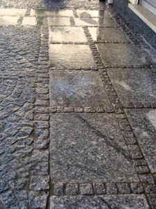 Pflasterarbeiten, Weg pflastern, Intarsien